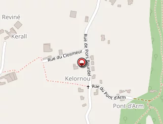 Carte de Menuiserie Premel à Plounévez-lochrist