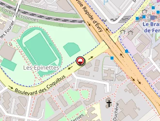 Carte de Eccodec à Évry