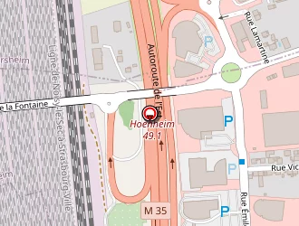 Carte de Auto Relais Saglio à Hœnheim