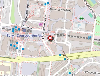 Carte de Auto Moto Ecole De La Cathédrale à Évry