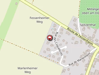 Carte de Bas-rhin Transports à Quatzenheim