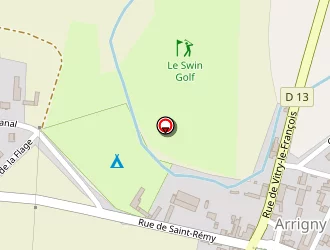 Carte de Camping Swin Golf à Arrigny