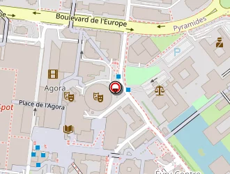 Carte de Centre Des Finances Publiques à Évry