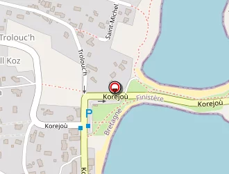 Carte de Le Blue Night à Plouguerneau