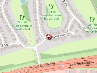 Carte de Mcdonald's à Saint-germain-lès-corbeil