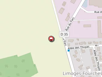Carte de Loc Ser à Limoges-fourches