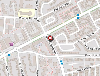 Carte de Cap West à Saint-malo