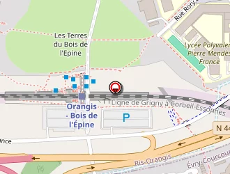 Carte de Brigitte Coiffure à Courcouronnes