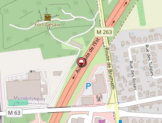 Carte de Solea Systèmes à Souffelweyersheim