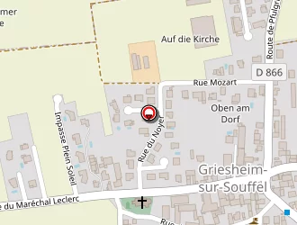 Carte de Hurst Pierre à Griesheim-sur-souffel