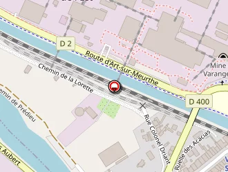 Carte de Conseil Général à Varangéville