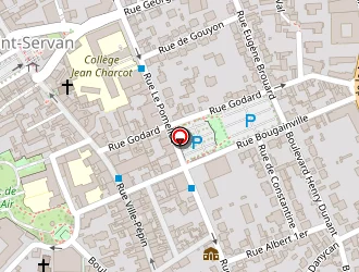 Carte de Carré Blanc à Saint-malo