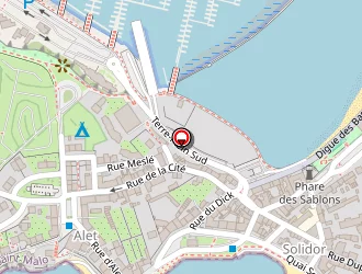 Carte de Solidor à Saint-malo