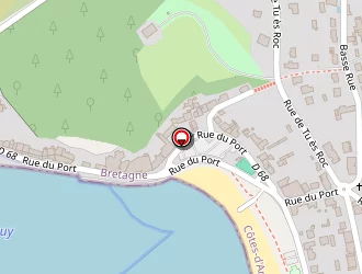 Carte de Baradoz à Erquy