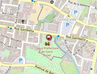 Carte de Caroline à Saint-dizier