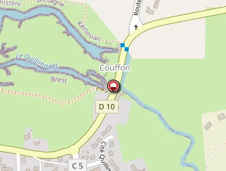 Carte de Moulin Du Couffon à Kerlouan