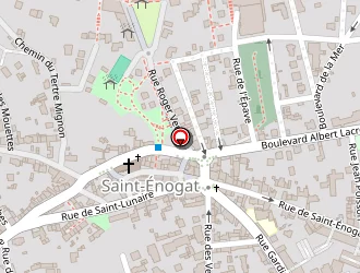 Carte de Les Dunes à Dinard