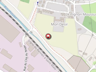 Carte de Lc8 à Saint-malo