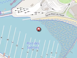 Carte de Sablons Yachting à Saint-malo