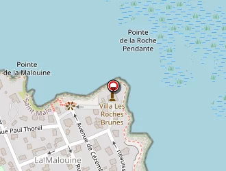 Carte de Le Crystal à Dinard