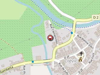 Carte de Brusseaux Collignon à Crévic