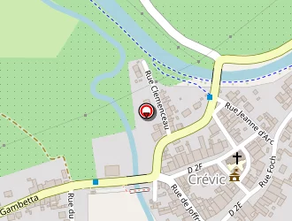 Carte de Ecole Maternelle à Crévic