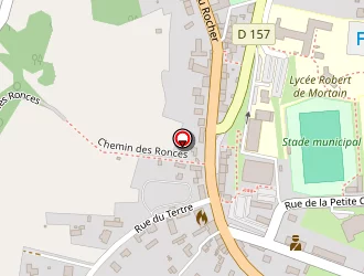 Carte de M.s.c. (manche Sécurité Contrôle) à Mortain