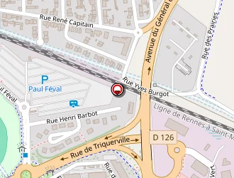 Carte de Fougeray à Saint-malo