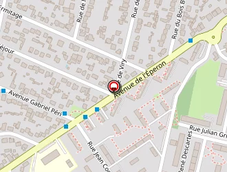 Carte de Pizza Express à Sainte-geneviève-des-bois