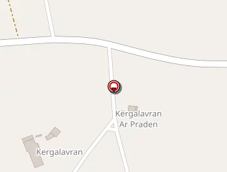 Carte de De Kergalaven (earl) à Lanmeur