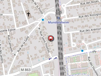 Carte de Vs Coiffure à Mundolsheim