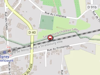 Carte de Stade Du Sanon- Equipe B à Avricourt