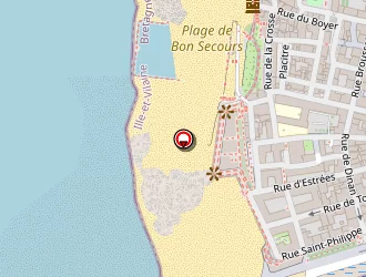 Carte de Rocher Thalia à Saint-malo