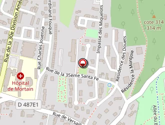 Carte de Carrefour Market à Mortain