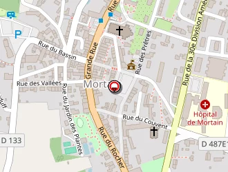 Carte de Collège Du Sacré-coeur à Mortain