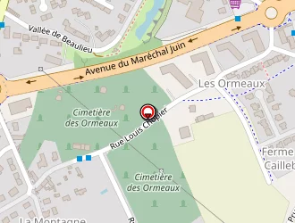 Carte de Gallet Crématorium à Saint-malo