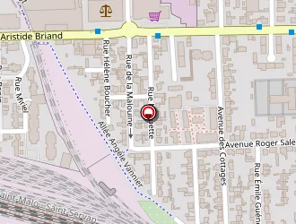 Carte de Nouaze Bertrand à Saint-malo