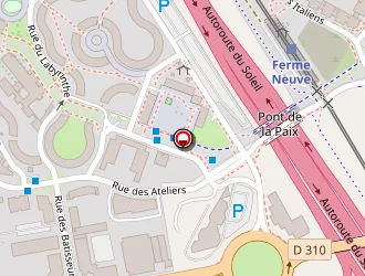 Carte de Belson France à Grigny