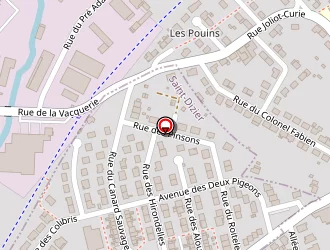 Carte de Gymnase Pasteur à Saint-dizier