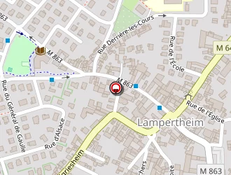 Carte de Mairie à Lampertheim