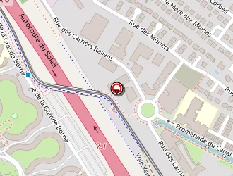 Carte de Le Damier à Grigny