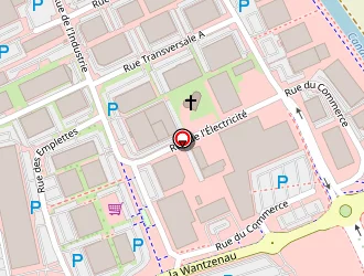 Carte de Cora Hypermarché à Mundolsheim