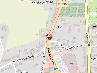 Carte de Super U Drive à Plestin-les-grèves