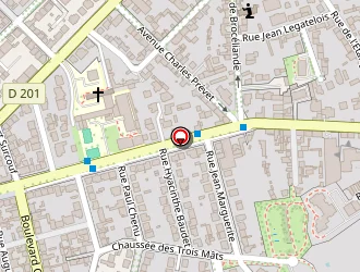 Carte de Central Fleurs à Saint-malo