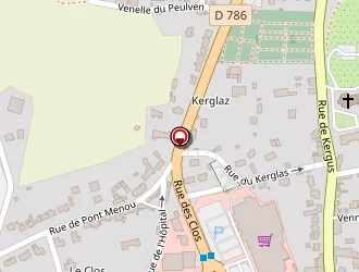 Carte de Location U à Plestin-les-grèves