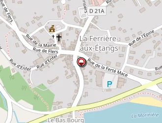 Carte de Terrain De Tennis à Ferrière-aux-étangs (la)