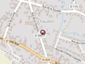 Carte de Urgence (services Locaux) à Chaudon