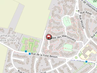 Carte de Belair Ld à Nozay