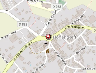 Carte de Claustra à Hohengœft