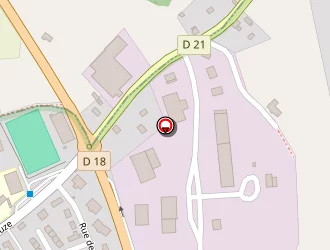 Carte de Salles De Tennis De Tables à Ferrière-aux-étangs (la)